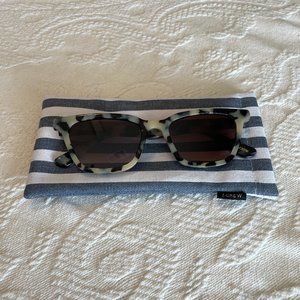 New! Jcrew Oversized angular sunglasses, ivory tortoise